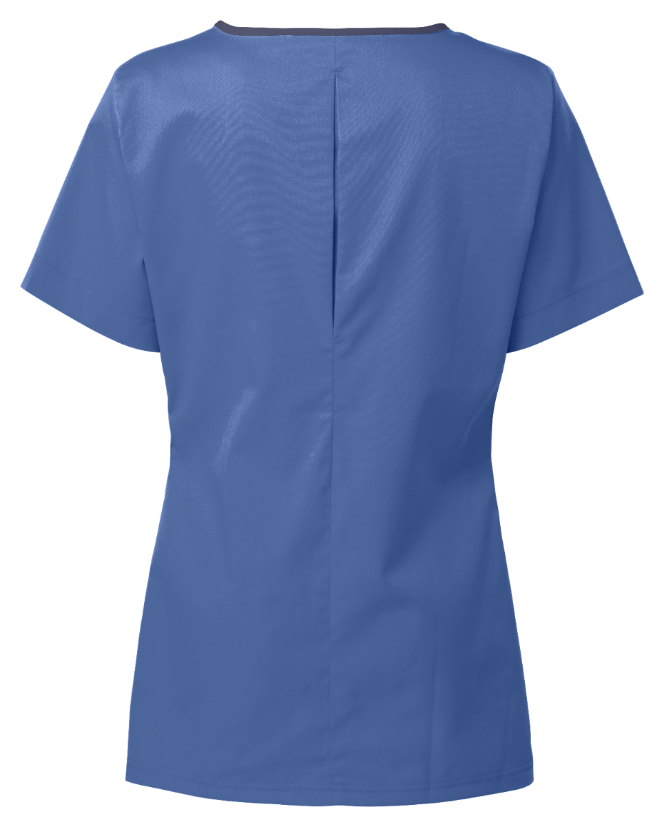 Metro Blue Women's Stretch Scrub Top