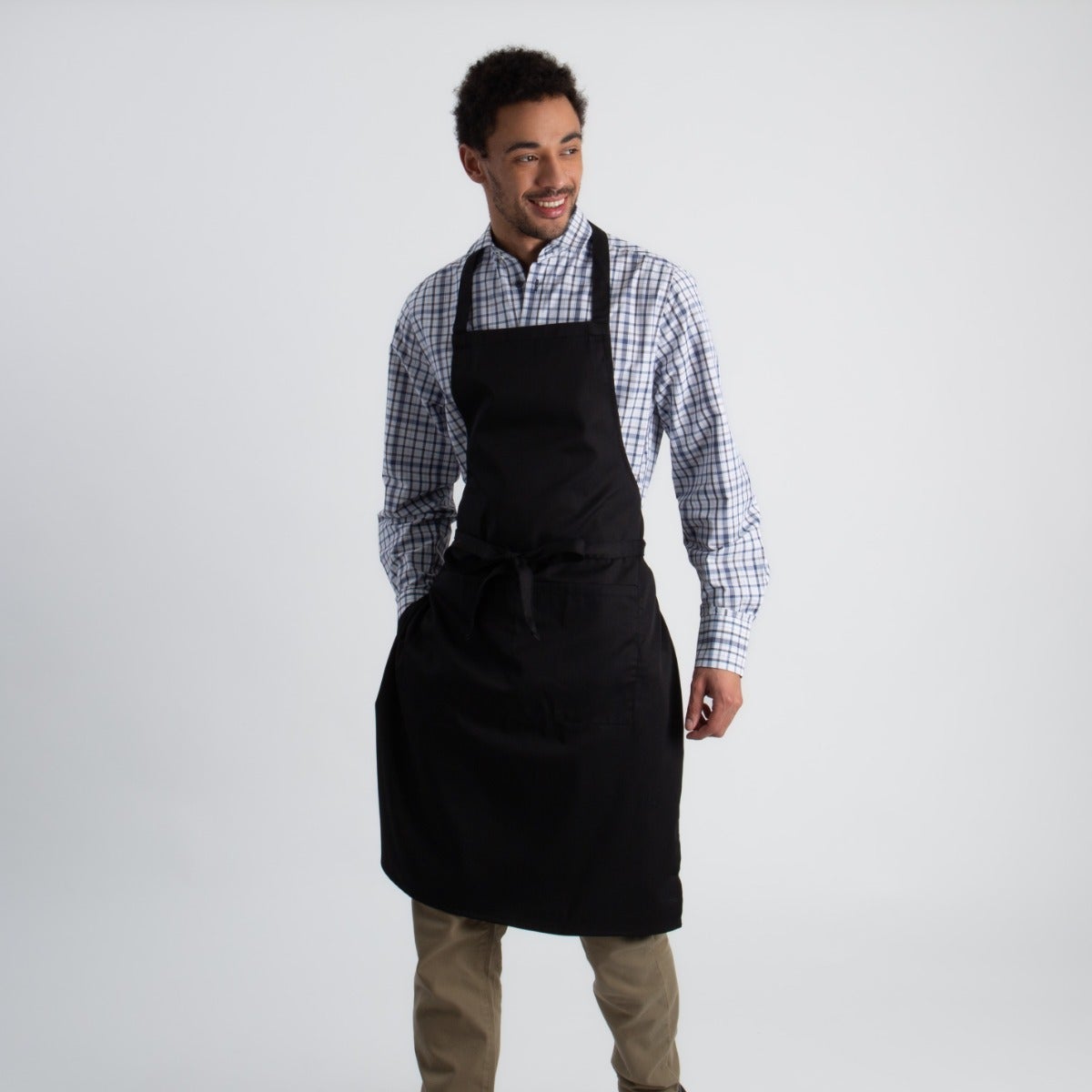 Bib Apron with Pocket