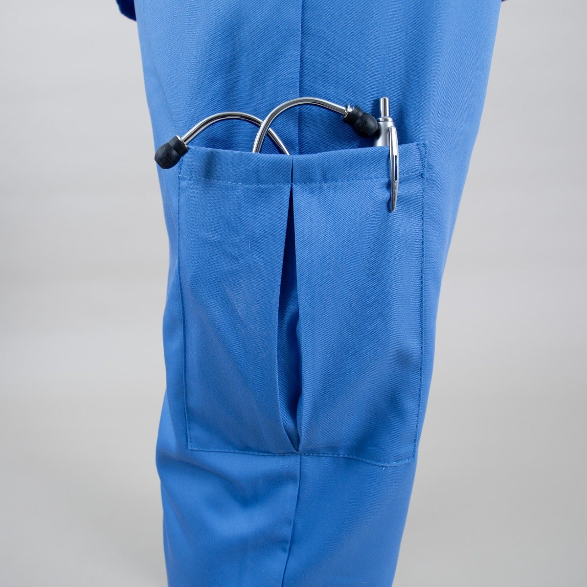 Blue Tencel Eco Scrub Trouser (non-fitted)