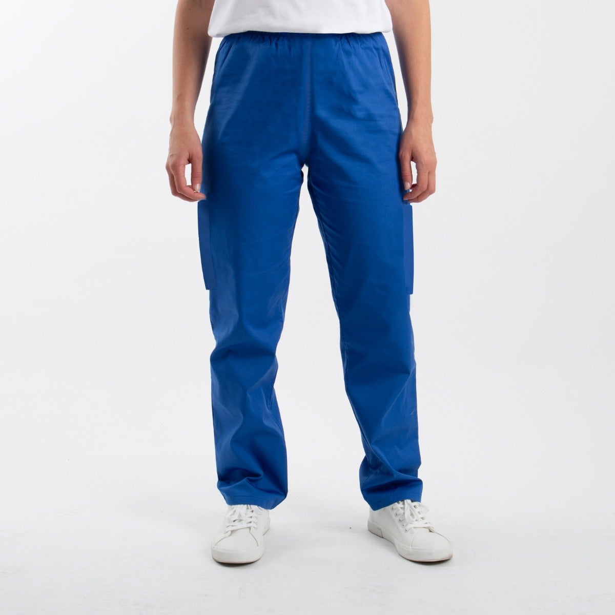 Blue Tencel Eco Scrub Trouser (fitted)